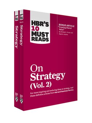 cover image of HBR's 10 Must Reads on Strategy 2-Volume Collection